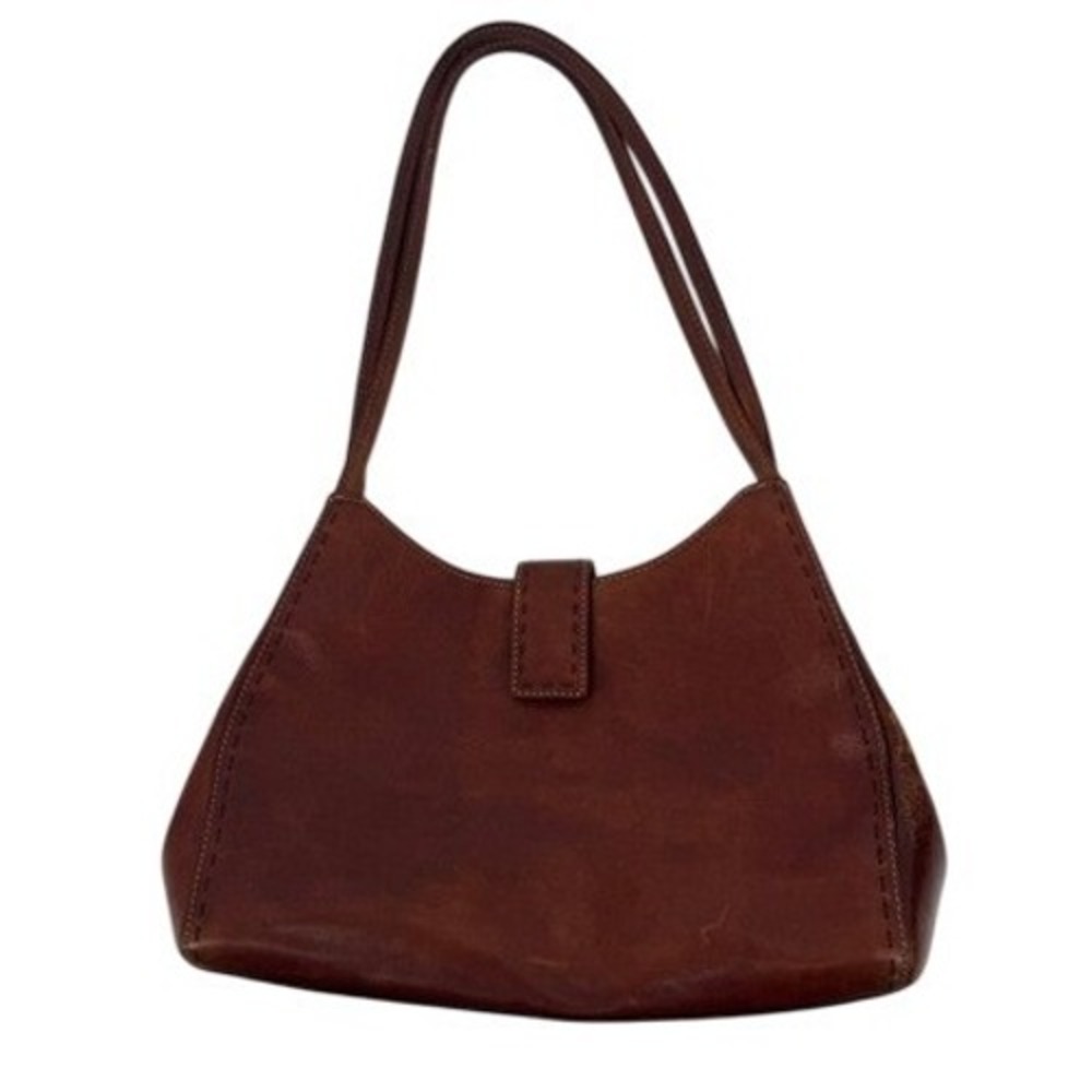 Fossil‎ Shoulder Bag Womens Medium Brown Leather Vintage Y2K Boho 8310